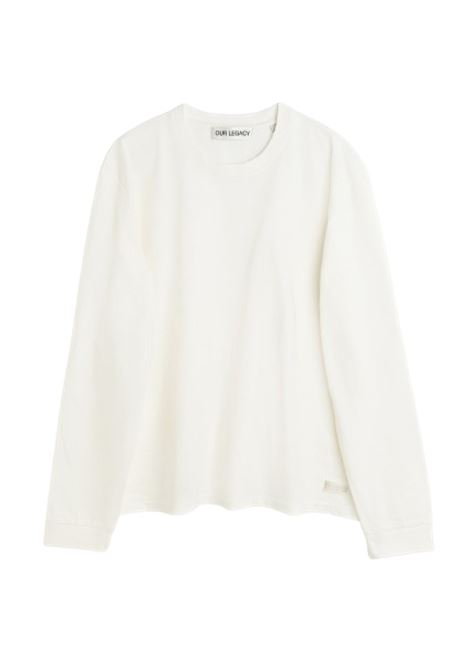 t-shirt l/s tour uomo bianca OUR LEGACY | M2256TR